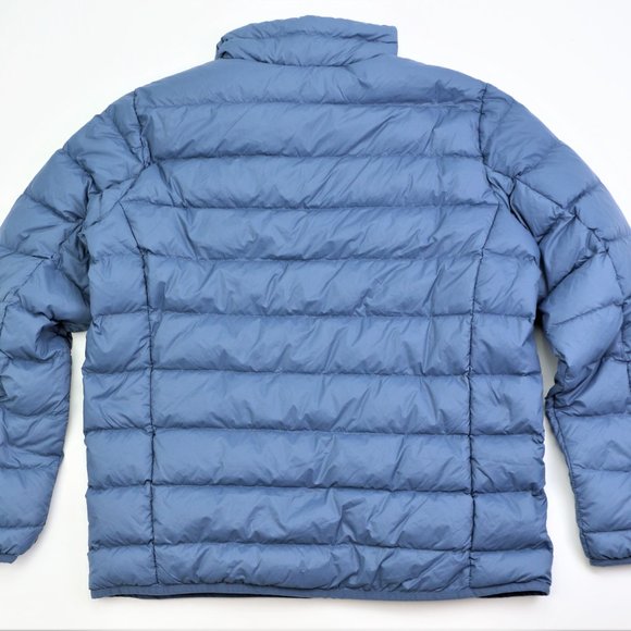 New Eddie Bauer Men's Packable Down Jacket Size XXL Water Repellent Lite Blue - Picture 6 of 12